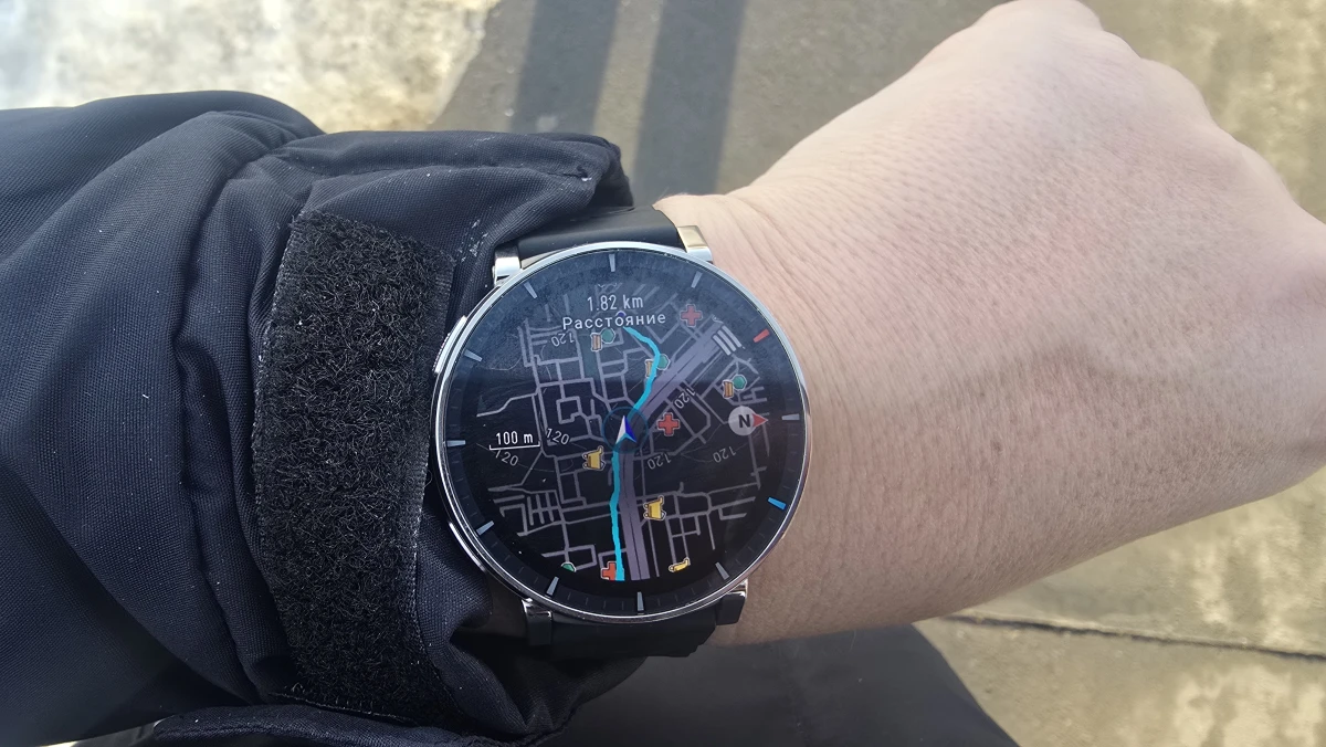 оффлайн карты Amazfit Active 3 Premium