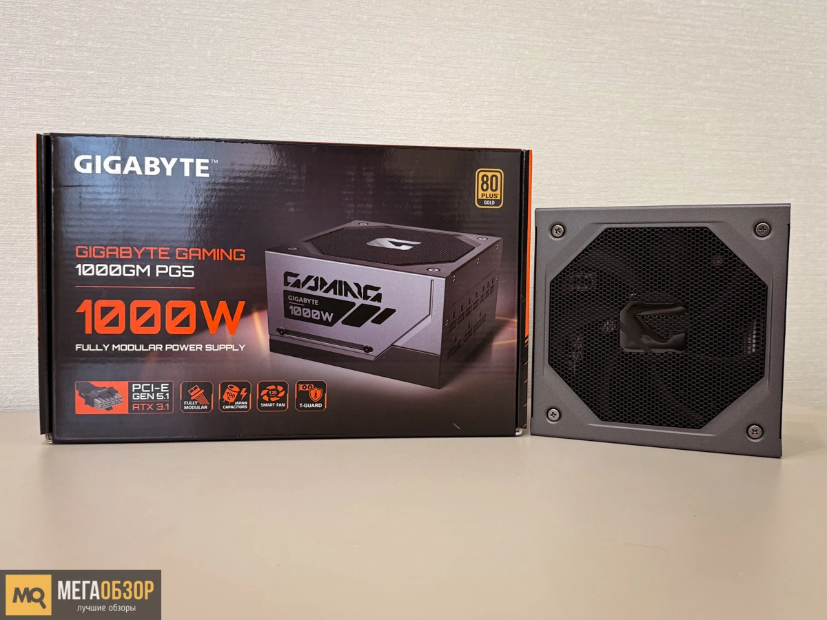 GIGABYTE GAMING 1000GM PG5 обзор и тесты