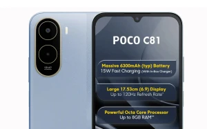 Смартфон POCO C81 оценили в 115 долларов 