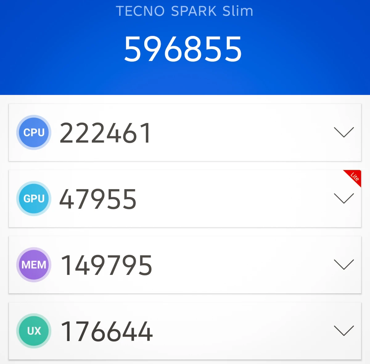 платформа Tecno Spark Slim