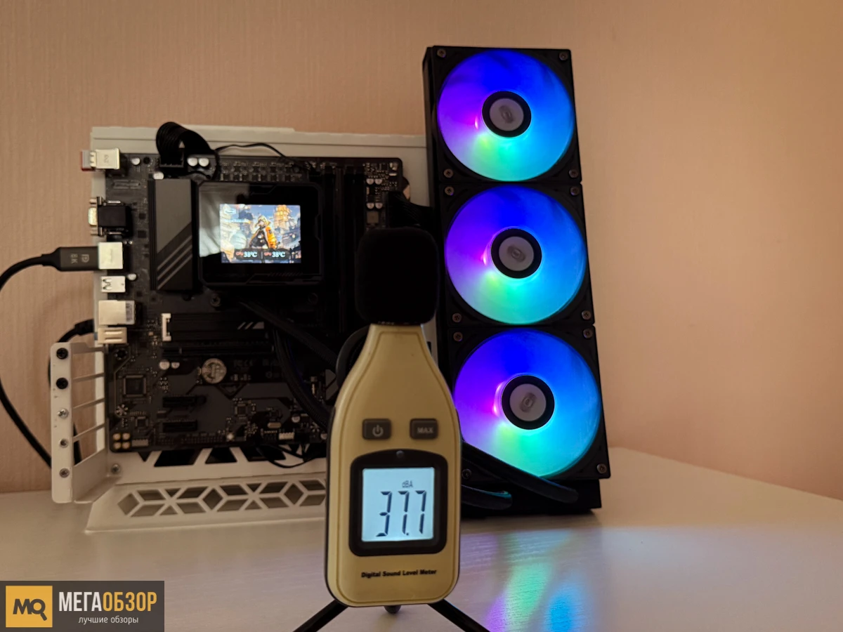 тесты PCCooler GT360M ARGB Display