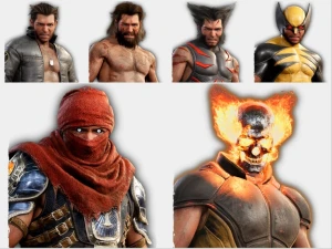 В сеть слили все 32 костюма из игры Marvel's Wolverine