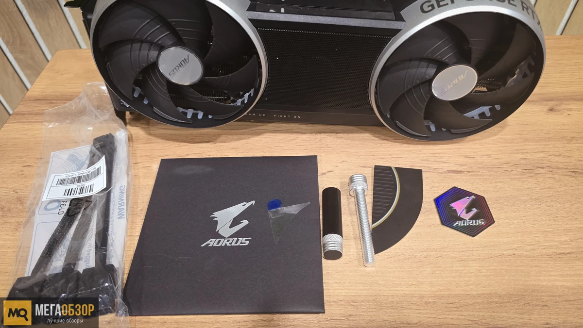 комплектация AORUS GeForce RTX 5070 Ti INFINITY 16G
