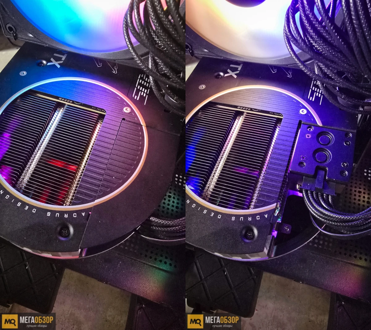 внешний вид AORUS GeForce RTX 5070 Ti INFINITY 16G