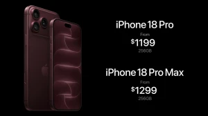 iPhone 18 Pro Max 256 Гбайт подорожал до 1300 долларов