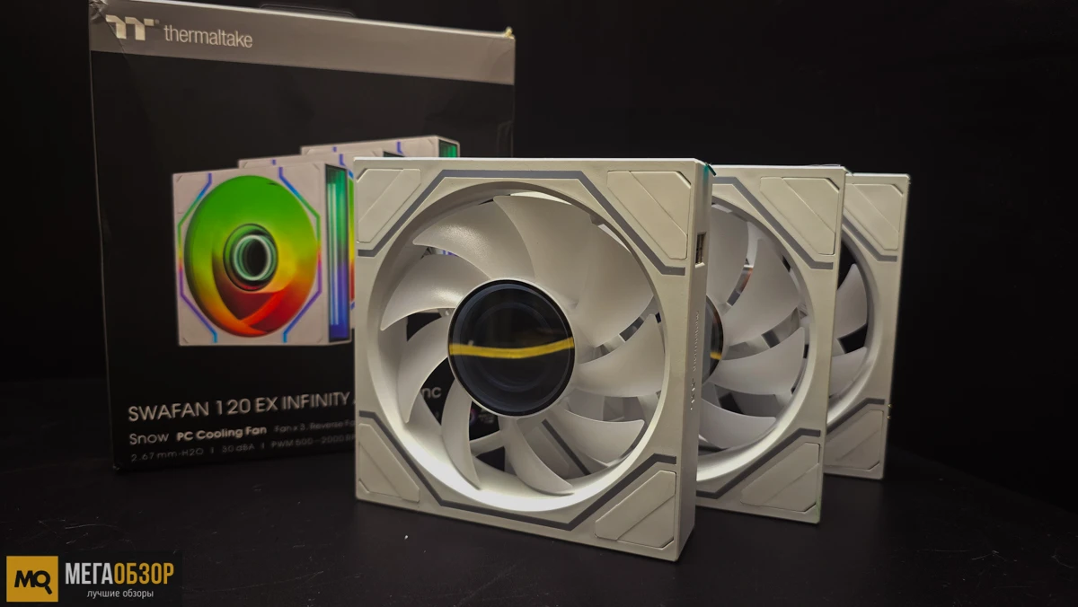 комплектация Thermaltake SWAFAN 120 EX INFINITY ARGB