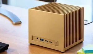Заказной мини-ПК Kubb Fanless получил корпус из золота