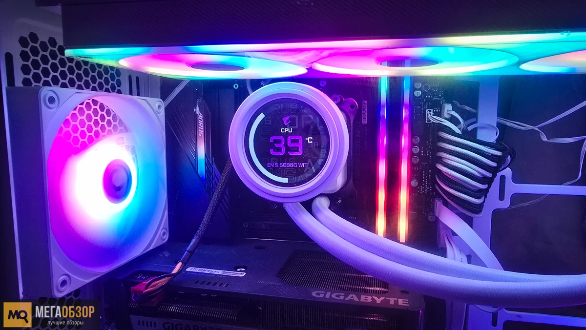 внешний вид AORUS ELITE 360 ICE