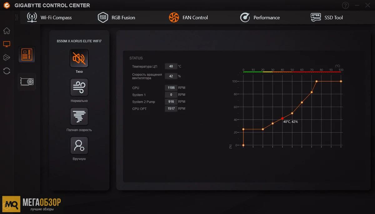софт AORUS Elite WIFI7