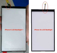 Появились фотографии панели подсветки дисплея iPhone 6
