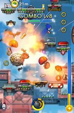 Sonic Jump Fever доступен для iOS и Android