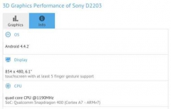 Бюджетный Sony D2203 с 6,1-дюймовым экраном