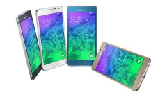 Samsung Galaxy Alpha с металлической рамкой