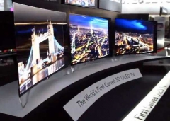 LG выпускает в продажу телевизор с изогнутым экраном