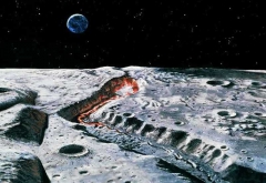 Ученые узнали о существовании лунных вулканов