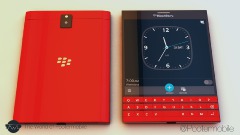 Красный смартфон BlackBerry Passport выйдет на Рождество 