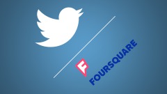 Сотрудничество Twitter и Foursquare