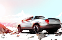 Эскиз нового Honda Ridgeline