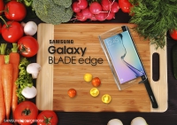 Представлен флагманский смартфон Samsung Galaxy BLADE Edge для поваров