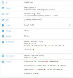 LG G4 S работает на чипсете Snapdragon 615