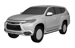 Эскизы нового Mitsubishi Pajero Sport 