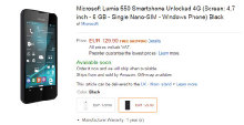 Начался приём предзаказов на смартфон Microsoft Lumia 550