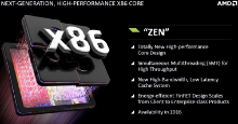 Новые AMD FX и Opteron на архитектуре Zen и K12