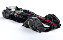 Гоночная машина будущего от McLaren