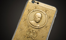 Caviar выпустили бриллиантовый iPhone 6S с лицом Путина 