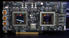 R9 Fury X2 на двух графических процессорах 