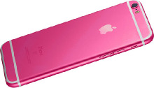 iPhone 5se в ярко-розовом корпусе