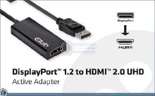 Активный переходник Club 3D USB3.1 Type C DisplayPort 1.2 поддерживает разрешения до 4 К UHD