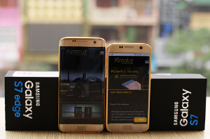 Samsung Galaxy S7 и S7 edge в золоте