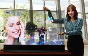 Samsung показала прозрачные и зеркальные Oled  дисплеи