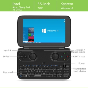 Опубликованы характеристики интересного игрового планшета GPD Win Intel Z8550 