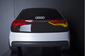 Представлен первый автомобиль Audi  с задними фонарями OLED