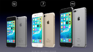 Представлены качественные рендеры Apple iPhone 7 в трех расцветках