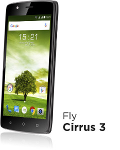 В России начались продажи смартфона Fly Cirrus 3