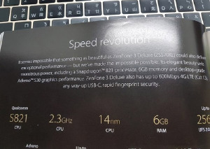 Asus ZenFone 3 Deluxe в версии на чипсете Snapdragon 821