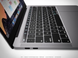  MacBook Pro показывает динамическую OLED - панель вместо медиакнопок