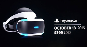 Шлем PlayStation VR выйдет в октябре