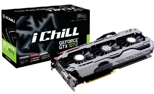 Inno3D iChill GeForce GTX 1070 X4 получила четыре вентилятора