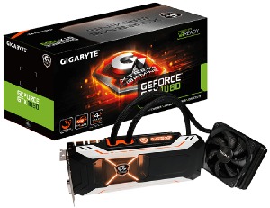 GIGABYTE GeForce GTX 1080 Xtreme Gaming Water Cooling видеокарта с СВО